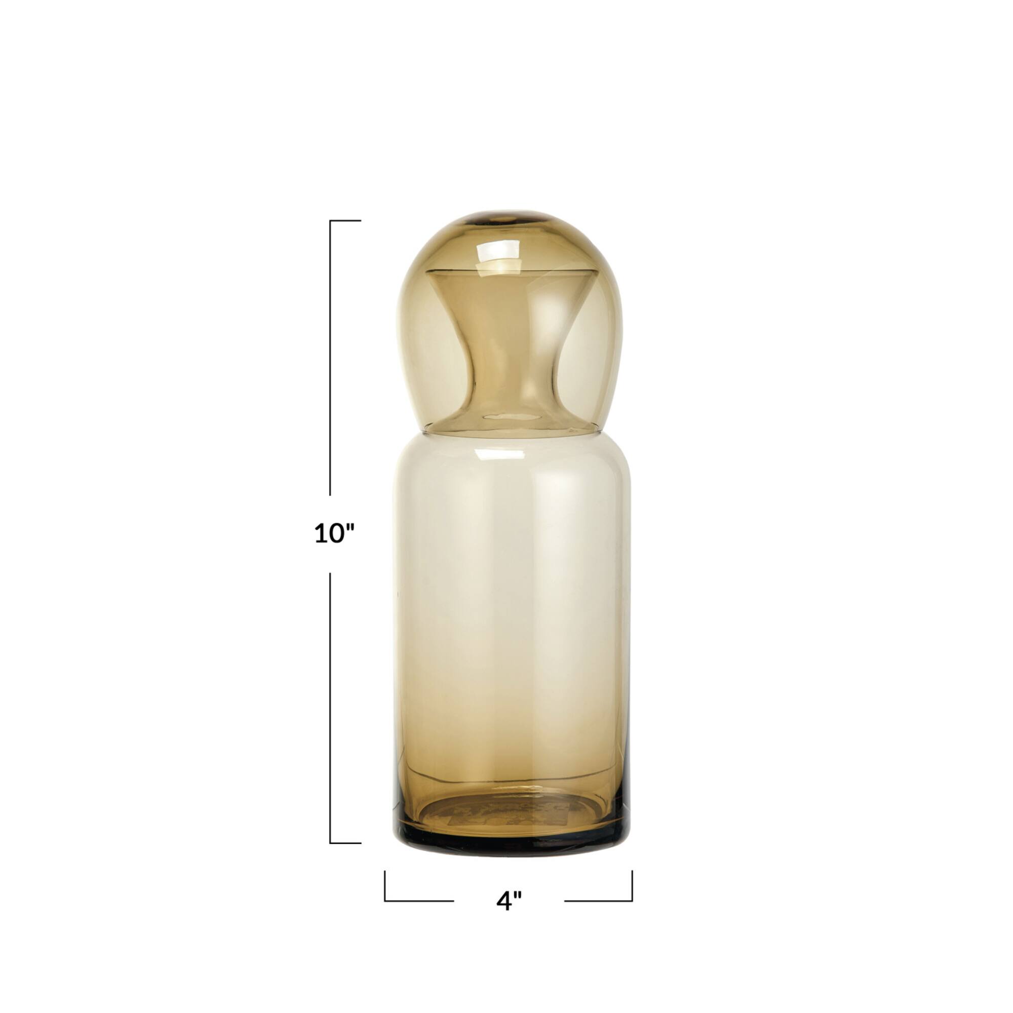 Hello Honey® Glowing Amber Glass Carafe Set
